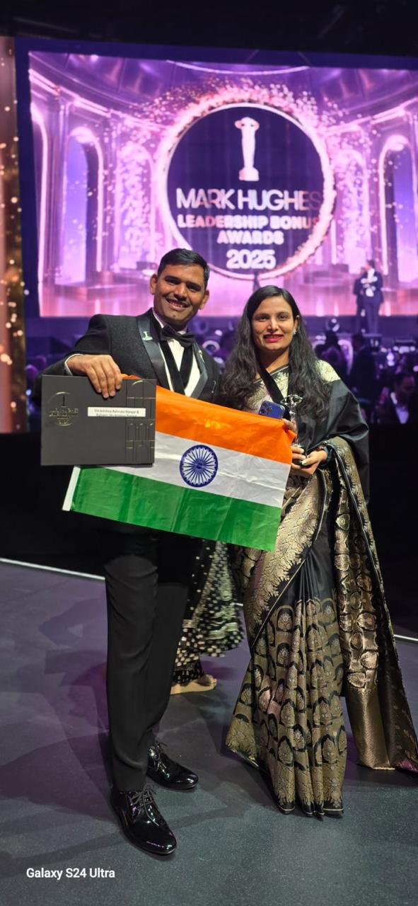 Krishna Bangar — Mark Hughes Award Stage
