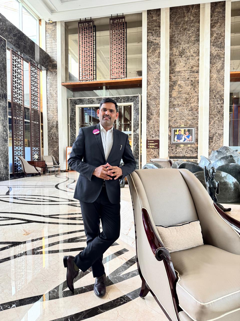 Krishna Bangar — Premium Lobby Portrait